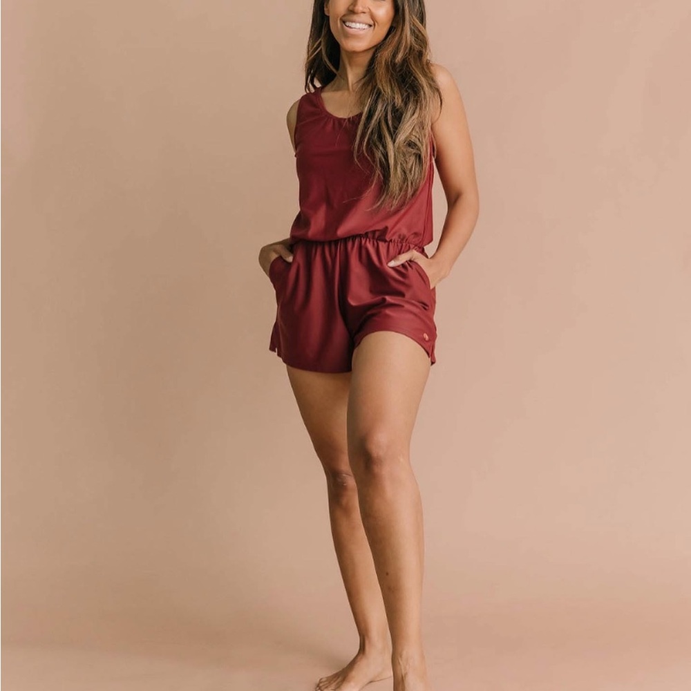Honey Mark Swim romper Medium
